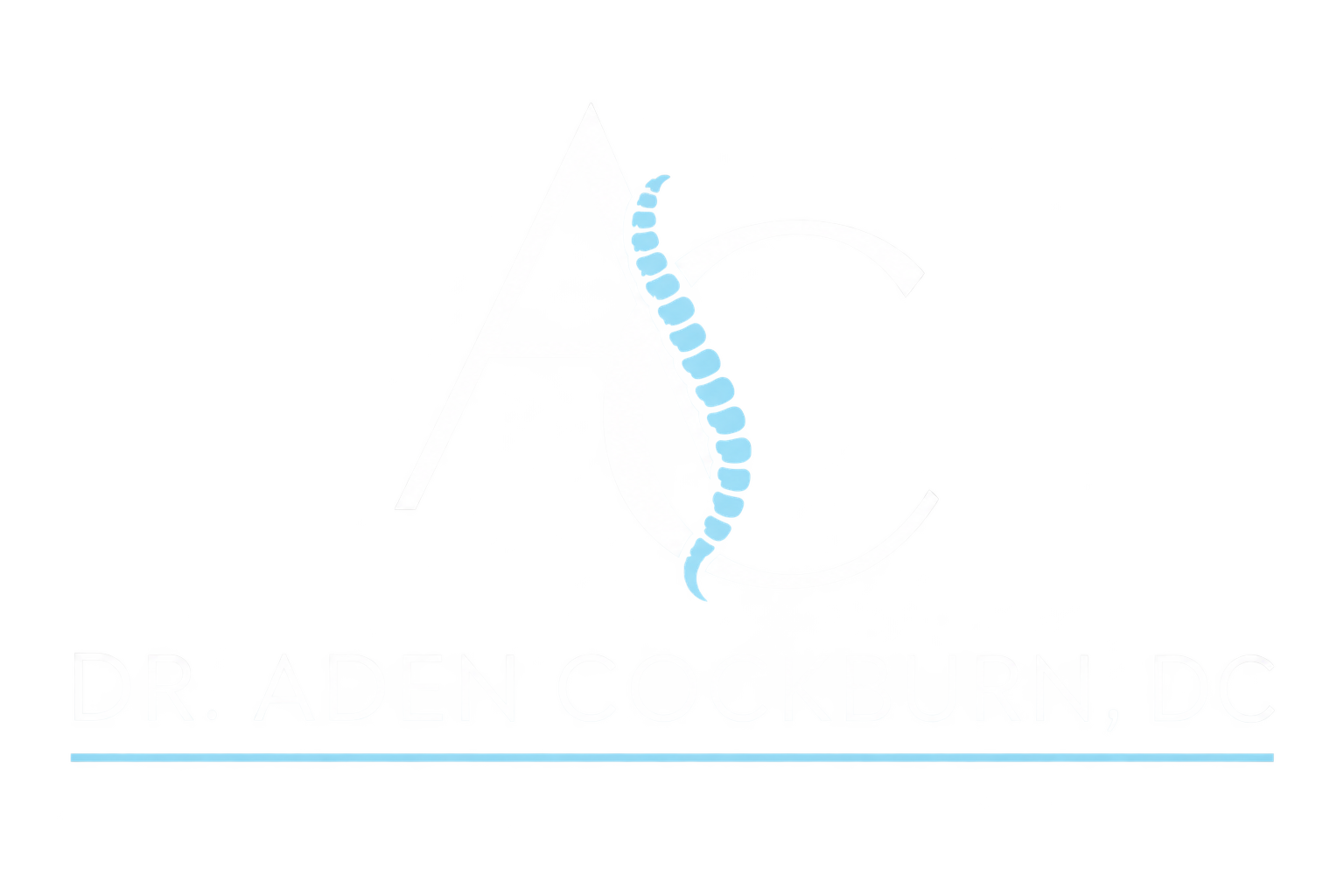 Dr Aden Chiropractic logo - light